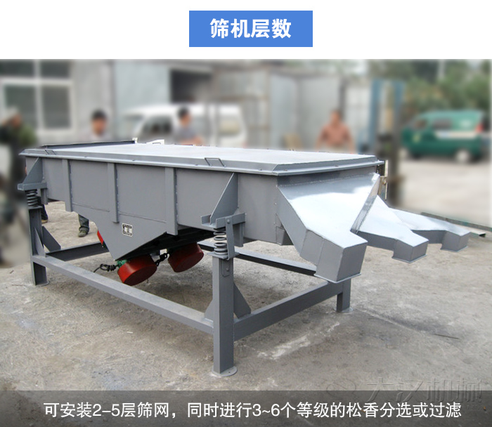 松香分級振動(dòng)篩層數(shù)